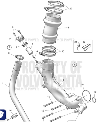Order VOLVO PENTA 984367 Hexagon Screw