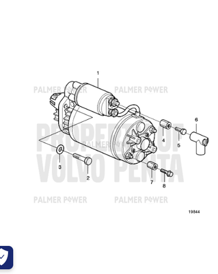 Order VOLVO PENTA 984755 Flange Screw