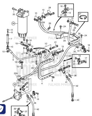 Order VOLVO PENTA 993596 Hollow Screw
