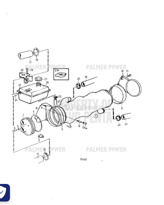 Order VOLVO PENTA 994562 Hose Clamp