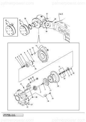 Order YANMAR 119175-18031 Turbocharger Assy