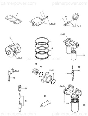 YANMAR 119195-18880 Filter Air 58Mm | PalmerPower