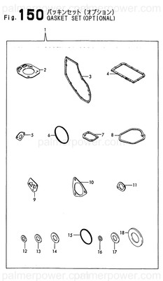 Order YANMAR 728170-92600 Gasket Set