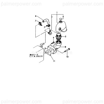 Order YANMAR 124070-13520 Elbow