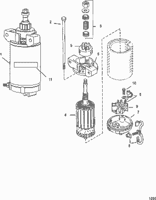 Order MERCURY 893887T Starter Motor Assembly Order MERCURY 893887T Starter Motor Assembly