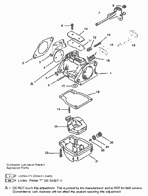 Order MERCURY 811223 1 Carb Gasket Kit