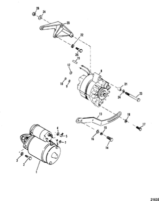 Order MERCURY _ 85013T _ Brace, Alternator Adjusting