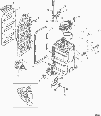 Order MERCURY 855952T 3 Reed Block Assembly Order MERCURY 855952T 3 Reed Block Assembly