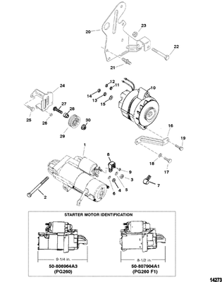 Order MERCURY _ 860370T _ Bracket, Alternator/Power Steering