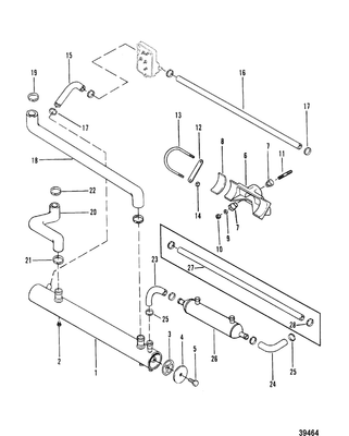 Order MERCURY _ 99520 _ Hose, Heat Exchanger To Regulator