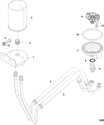 Order MERCURY _ 863650 _ Hose, Oil
