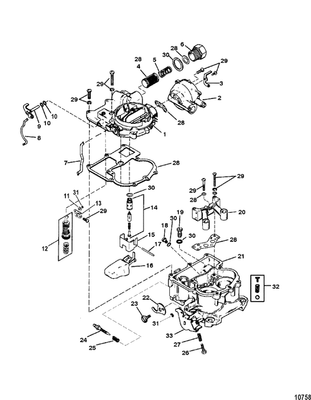 Order MERCURY _ 864943A01 _ Carburetor Assembly