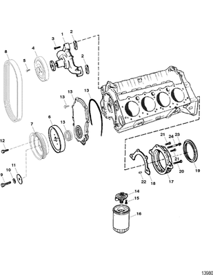 Order MERCURY _ 14242 _ Bolt, (.250-20 X .875)