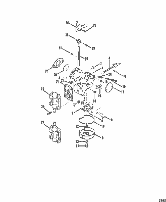 Order MERCURY 64677 Venturi Order MERCURY 64677 Venturi