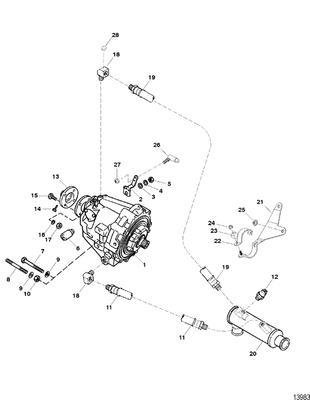 Order MERCURY _ 68101 _ Screw, (.375-16 X 1.375)