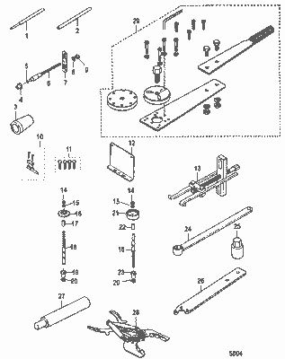 Order MERCURY 803133 12 Clamp Tool, Backlash Measuring