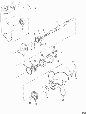 Order MERCURY 803734 Bearing, Needle