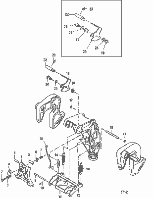 Order MERCURY 803783001 Arm, Reverse Lock
