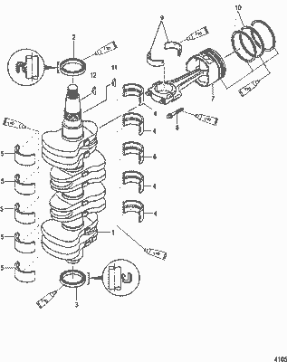 Order MERCURY 804105 Bolt