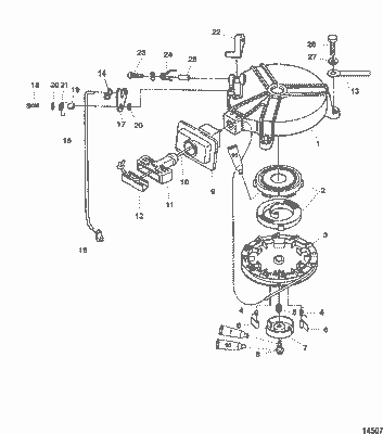 Order MERCURY 804366001 Spring, Starter Lock Cam Order MERCURY 804366001 Spring, Starter Lock Cam