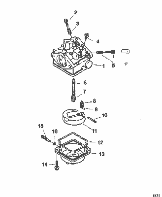 Order MERCURY 8126509 Main Nozzle