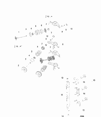 Order MERCURY 825044 Washer, Valve Spring