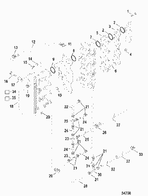 Order MERCURY 828525 Hose