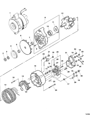 Order MERCURY _ 834990T _ Pulley