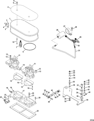 Order MERCURY _ 841238 _ Bushing, Bellcrank