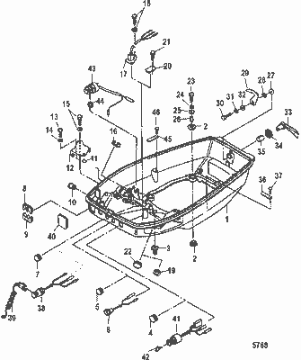 Order MERCURY 851836 4 Bracket