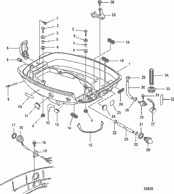 Order MERCURY 853709008 Grommet, Battery Cable Order MERCURY 853709008 Grommet, Battery Cable