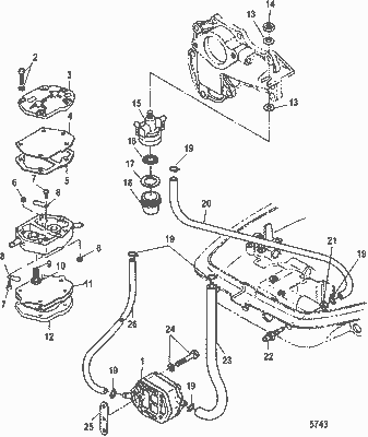 Order MERCURY 853732 Check Valve