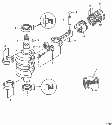 Order MERCURY 855681004 Seal, Oil