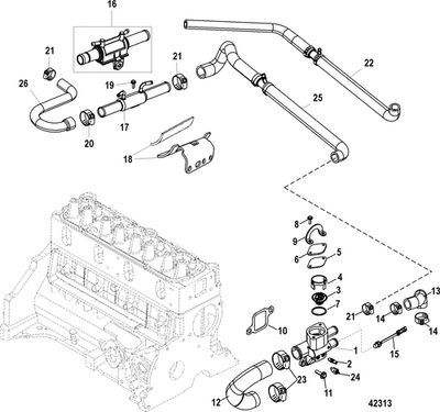 Order MERCURY _ 861493A06 _ Housing Assembly, Thermostat