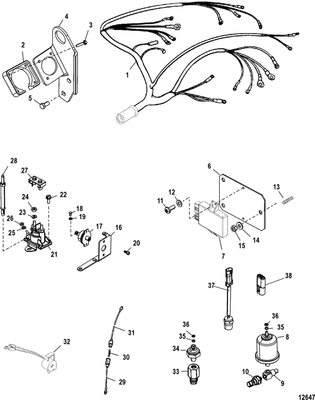 Order MERCURY _ 862163T04 _ Harness Assembly, Wiring