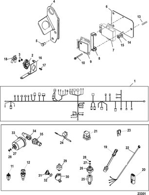 Order MERCURY _ 862164T04 _ Harness Assembly