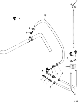 Order MERCURY _ 862257A1 _ T-Handle Assembly, With Cable