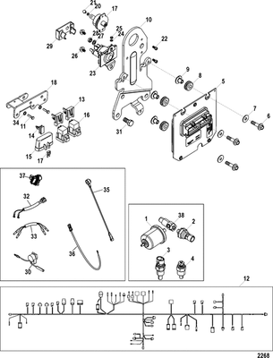 Order MERCURY _ 865145T02 _ Harness Assembly, Wiring