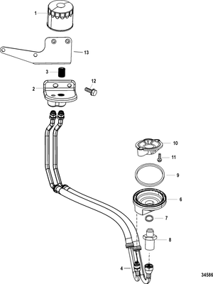 Order MERCURY _ 879288T70 _ Bracket, Remote Oil