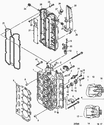 Order MERCURY 881311 Bolt, (M10 X 145)