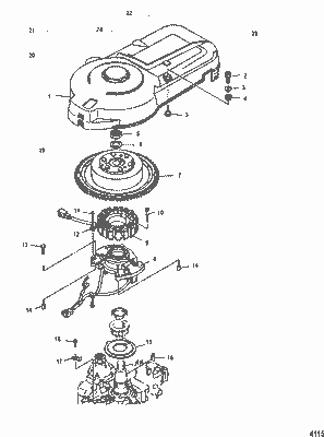 Order MERCURY 881335T Flywheel