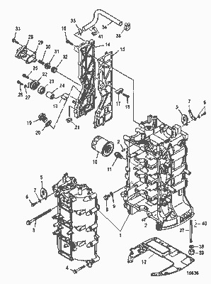 Order MERCURY 881431 Bolt, (M8 X 40)