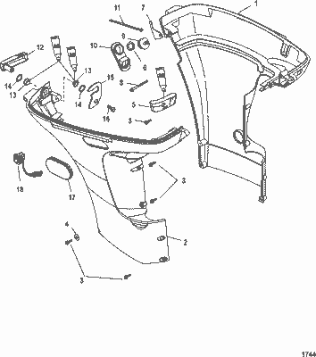Order MERCURY 883307 Grommet