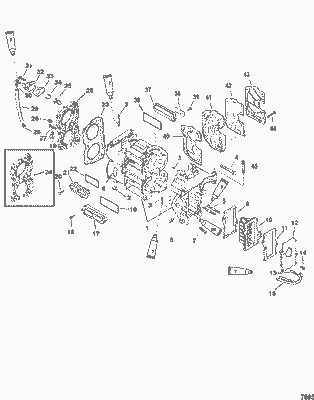 Order MERCURY 892158 Gasket, Exhaust Manifold