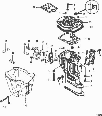 Order MERCURY 898101002 Seal, Skirt