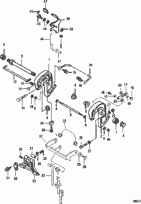 Order MERCURY 898101262 Shaft, Reverse Lock