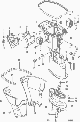Order MERCURY 898101972 Grommet, Idle Exhaust Cover