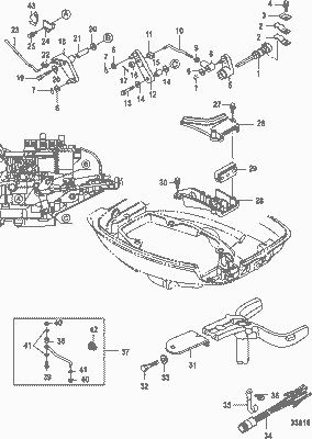 Order MERCURY 898103138 Steering Bracket, Steering Hook Order MERCURY 898103138 Steering Bracket, Steering Hook