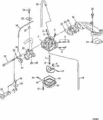 Order MERCURY 898103A68 Repair Kit, Carburetor