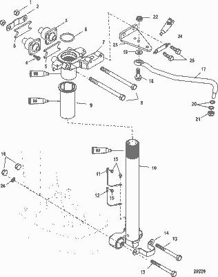 Order MERCURY 898835001 Screw, (M12 X 154)